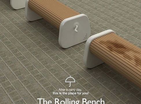 In the parks of South Korea appeared Sung Woo Park's Rolling Bench