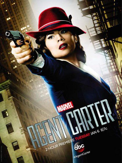 "Agent Carter" is preparing for the premiere of 2 and 12 poster snapshots