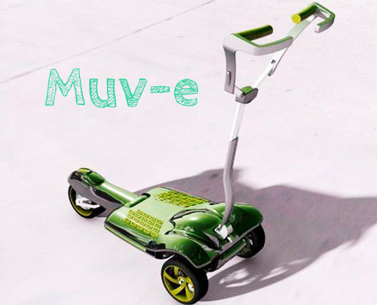 Electric scooter MUV-e works in conjunction with your smartphone