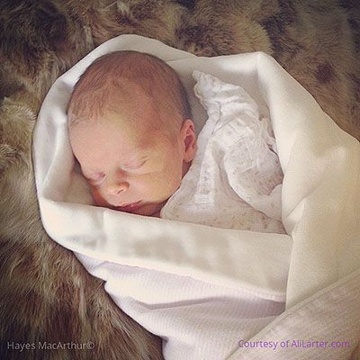 The daughter of Ali Larter and Hayes MacArthur was born