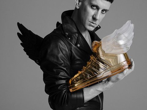 Adidas released a perfume in the form of sneakers