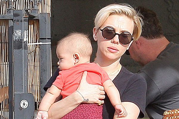 The network got the first pictures of her daughter Scarlett Johansson
