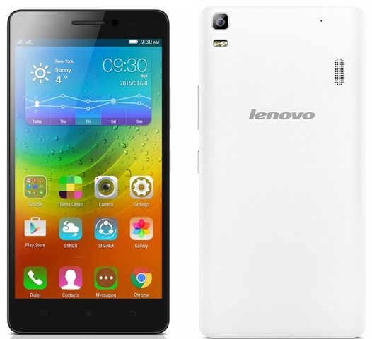 MWC 2015: Phablet Lenovo A7000 received HD-screen size of 5.5 "