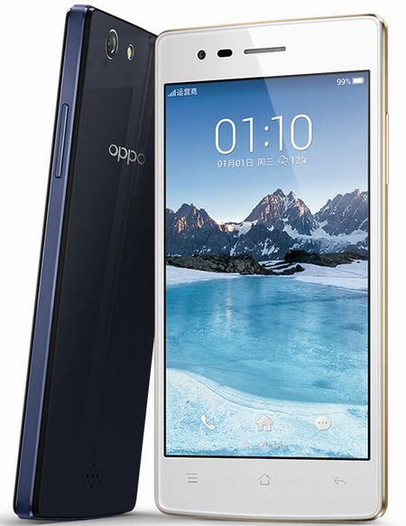 Smartphone Oppo A31 is made of glass and metal
