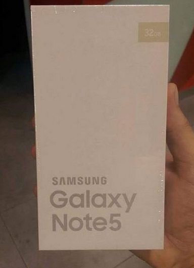 Confirmed some characteristics Samsung Galaxy Note 5