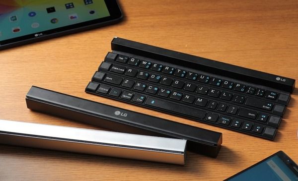 LG Rolly Keyboard: Folding Bluetooth-Keyboard with Stand for tablet