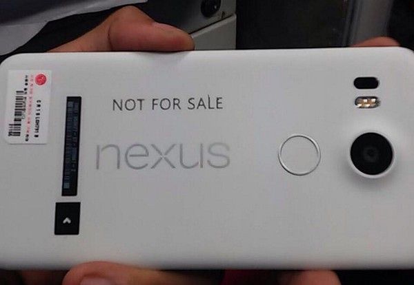 The photo seen a new Nexus smartphone from LG