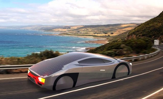 Solar-electric sports car Immortus can go endlessly