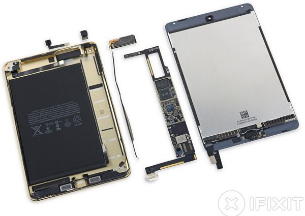 Experts iFixit disassembled the new iPad mini 4