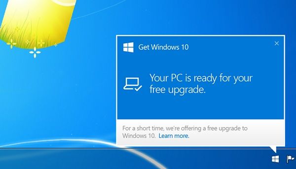 Microsoft downloads the update to Windows 10 without the knowledge of users