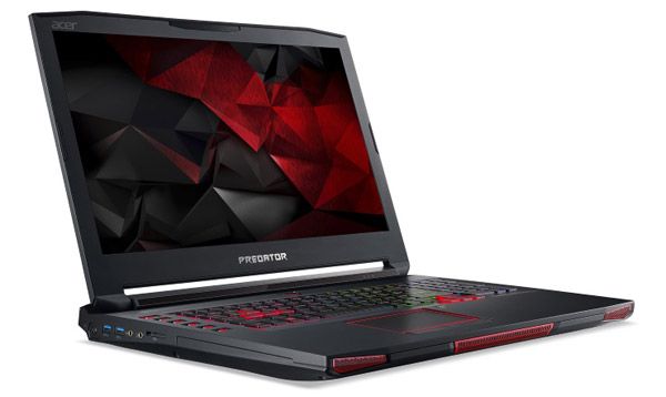 Preview gaming laptop Acer Predator 17X with support for virtual reality