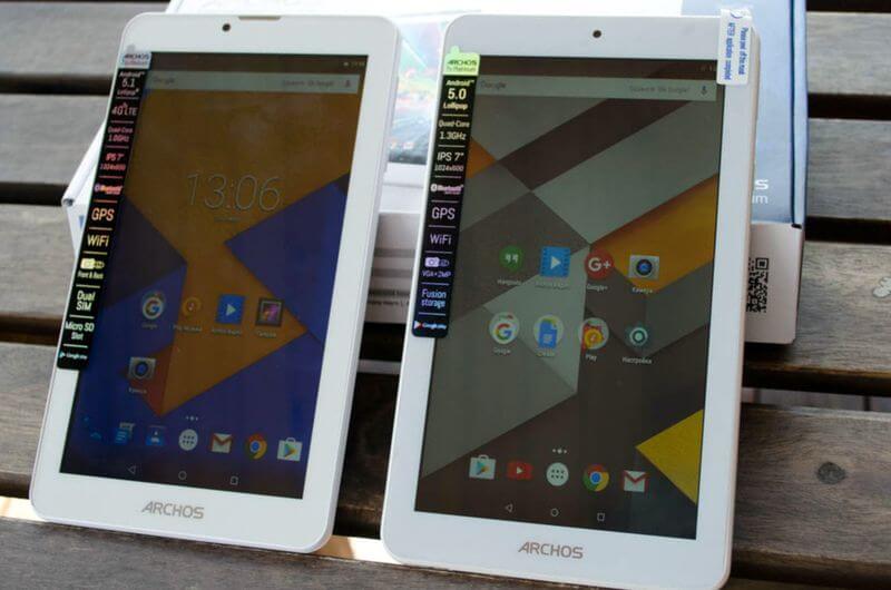 Tablets Archos 70 and 70b - comparative review