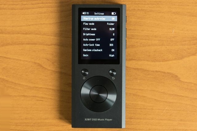 Aune M1S Review audio player