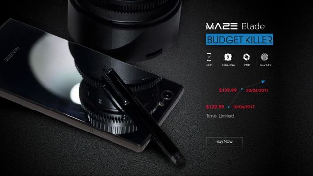 Review MAZE Alpha and MAZE Blade: Flagship and Budget frameless phones