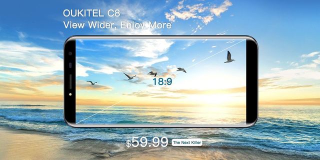 Oukitel C8 and Mix 2: New Bezel-less Smartphones - Price, release date, specs
