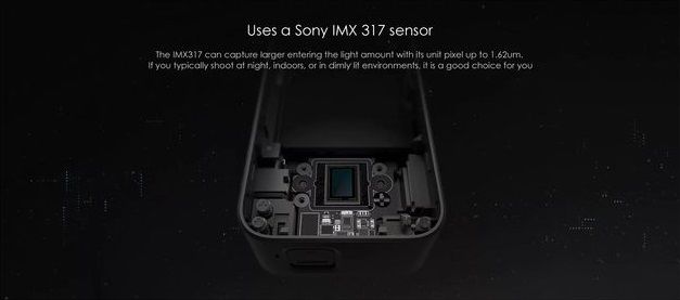 Review Xiaomi Mijia Camera Mini 4K sensor