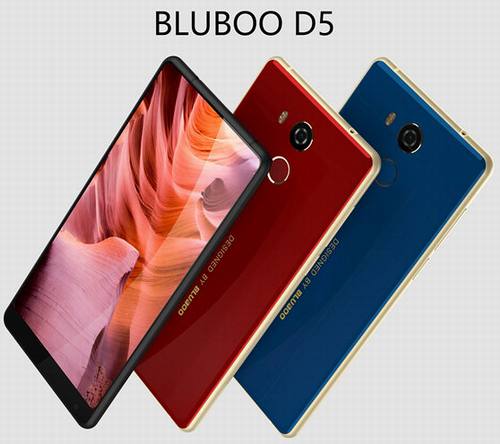 Bluboo D5 and D5 Pro - two cool smartphones with a frameless design and a body of zinc alloy