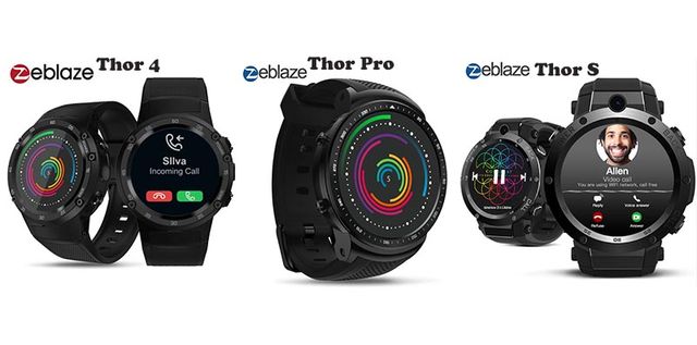 Zeblaze Thor 4, Thor S and Thor Pro: What's the Difference Between Smartwatches?