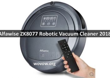 Alfawise ZK8077 First REVIEW: new Robotic Vacuum Cleaner 2018