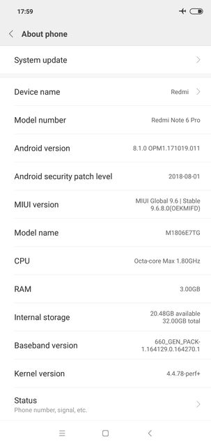 Xiaomi Redmi Note 6 Pro REVIEW software user inteface