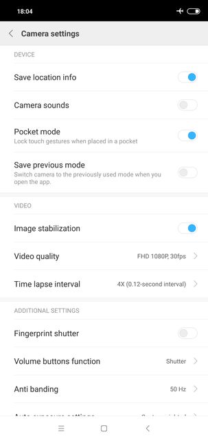 Xiaomi Redmi Note 6 Pro REVIEW camera app settings