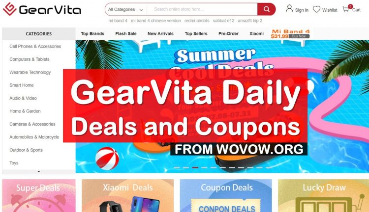 GearVita Daily Deals and Coupons