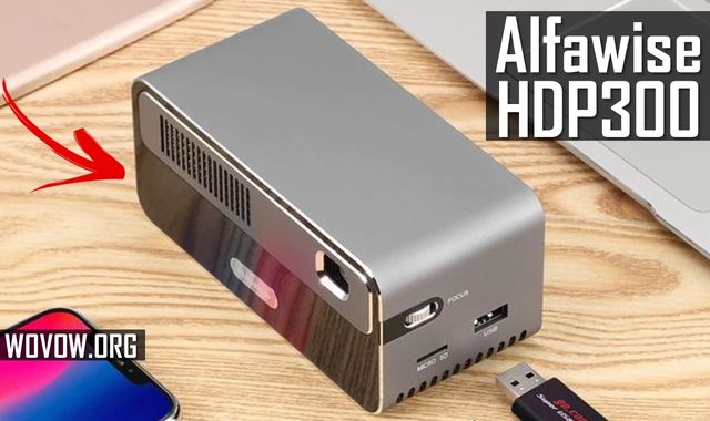 Alfawise HDP300 First REVIEW: DLP Projector with 7000 mAh Battery