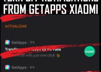 How To Turn Off Notifications From GetApps on Xiaomi Smartphone?