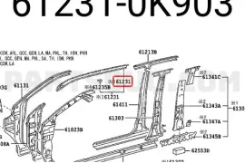 Autoparts, Body Parts, Roof eaves, TOYOTA 