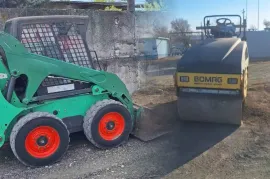 ქირავდება Bobcat და 3 ტონიანი კატოკი