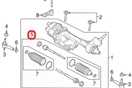 Autoparts, Suspension system and control mechanism, Rods, FORD 