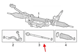 Autoparts, Suspension system and control mechanism, Rods, JEEP 