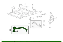 Autoparts, Suspension system and control mechanism, Control Arm, CHEVROLET 