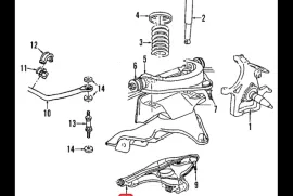 Autoparts, Suspension system and control mechanism, Control Arm, DODGE 