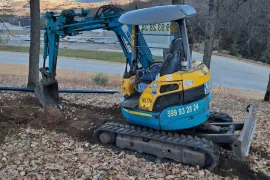 მინიექსკავატორის მომსახურება