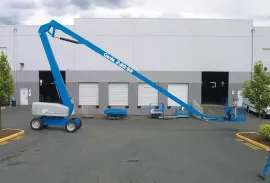 ამწე კალათა 28 მეტრი სიმაღლის ისრით. მოდელი: genie