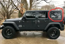 Автозапчасти, части двигателя, дверное стекло, JEEP 