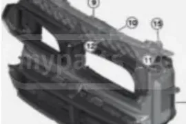 ავტონაწილები, ძარის ნაწილები, რადიატორის პანელი (ეკრანი)