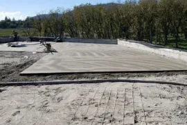 იატაკის მოჭიმვა (სტიაშკა) პომპით - იდეალურად სწორი ზედაპირი