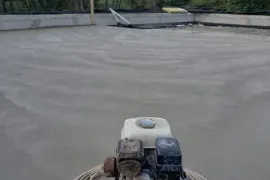 იატაკის მოჭიმვა (სტიაშკა) პომპით - იდეალურად სწორი ზედაპირი