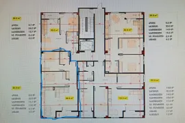 Продается квартира, 3 Kомнатная, Новостройка, Тбилиси, Ивертубани