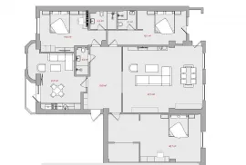 Продается квартира, 6 Kомнатная, Новостройка, Тбилиси, saburtalo