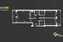 Продается квартира, 3 Kомнатная, В процессе строительства, Тбилиси, saburtalo