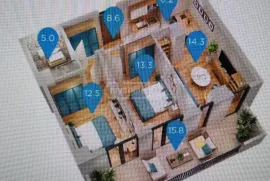 Продается квартира, 3 Kомнатная, Новостройка, Тбилиси, Дигоми