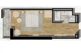 Продается квартира, 1 Kомнатная, Новостройка, Батуми, Химшиашвили Район