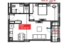 Продается квартира, 2 Kомнатная, Новостройка, Тбилиси, saburtalo