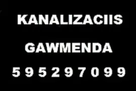 595 29 70 99 , KANALIZACIIS GAWMENDA