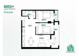 Apartment for sale, 3 Room, Under construction, Tbilisi, Didi digomi