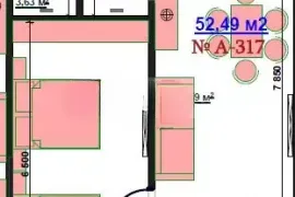 იყიდება ბინა, 2 ოთახიანი, ახალი აშენებული, ბორჯომი, ბაკურიანი