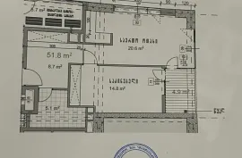 იყიდება ბინა, 1 ოთახიანი, მშენებარე, თბილისი, ვაკე
